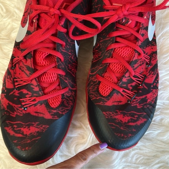Nike Men’s Hyperchase PE James Harden Camo Red/Black Basketball Shoes Size 12 - Picture 12 of 12